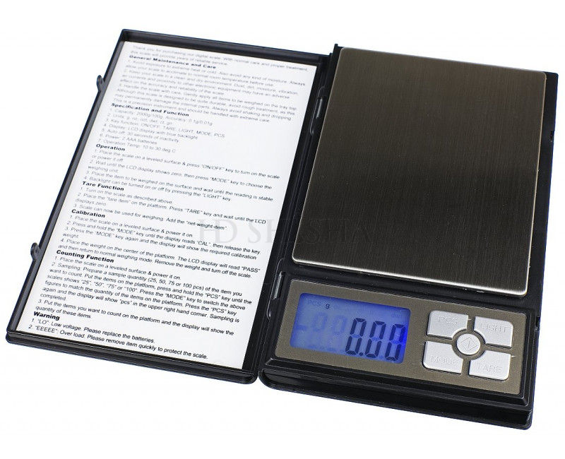 On Balance Notebook (0,01g – 100g) - Smoke