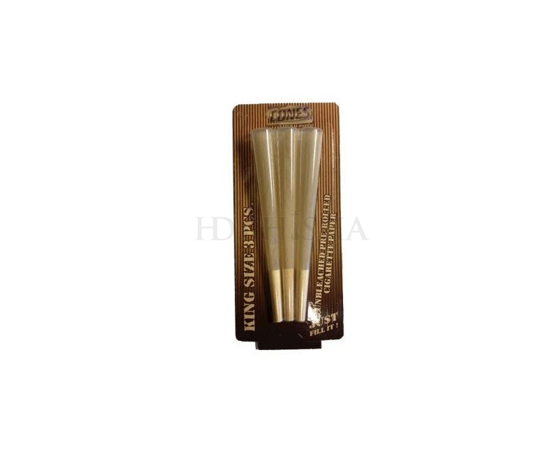 Original Cones King Size Unbleached 3 stk Smoke - Smoke