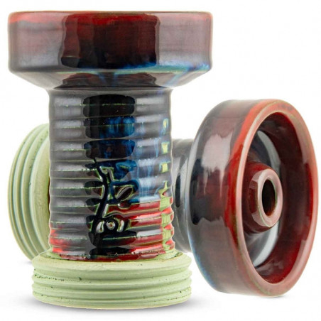 BS Berraca Grün Drakarys Phunnel vattenpipa shisha huvudr -