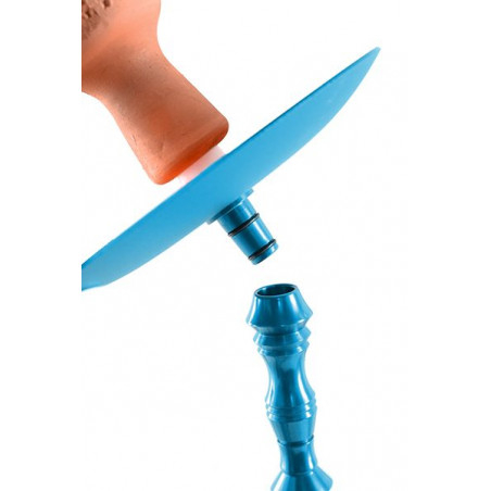 Clear ELOX 480 BORO Sebulba Cut Blue 2S vattenpipa shisha -