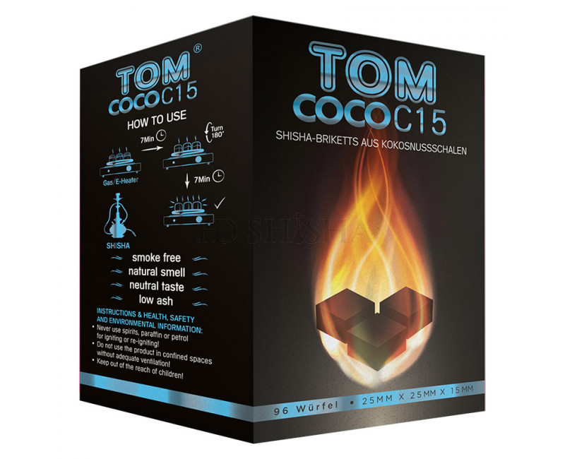 Tom Cococha Blue vattenpipa shisha Kol – 1 kg - Kokoskul