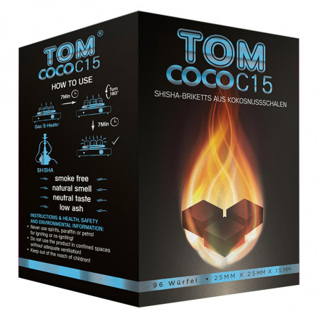 Tom Cococha Blue vattenpipa shisha Kol – 1 kg - Kokoskul