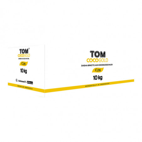 Tom Cococha Gold (C26) vattenpipa shisha Kol – 10 kg - Kokoskul
