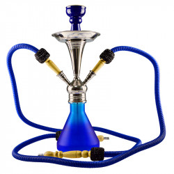 Aladin Roy 8 blå vattenpipa shisha med 2 slangarr - Vattenpipor