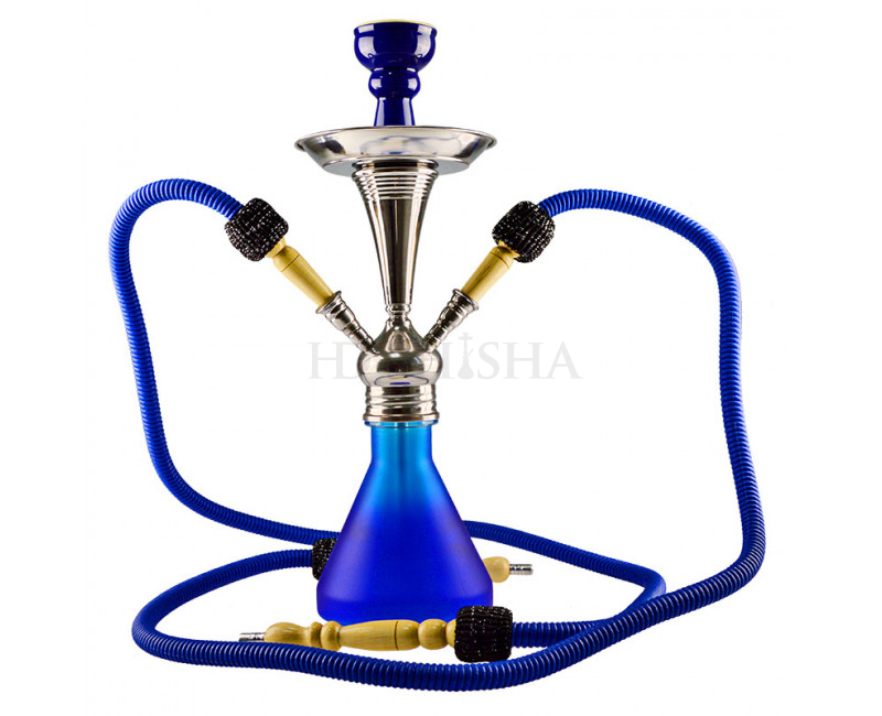 Aladin Roy 8 blå vattenpipa shisha med 2 slangarr - Vattenpipor