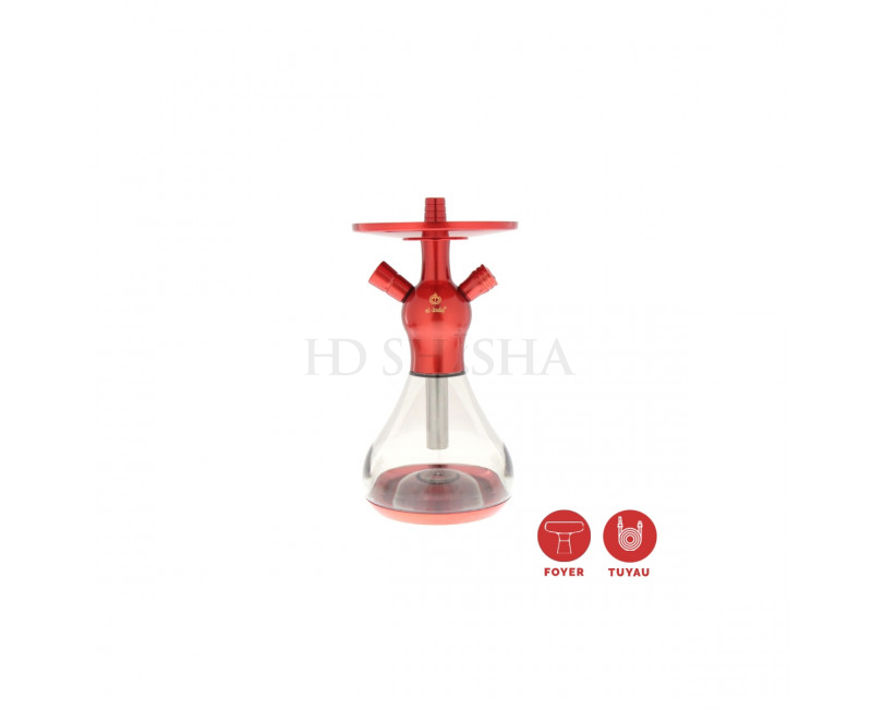 El-Badia X1 röd vattenpipa shisha - Vattenpipor