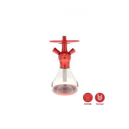 El-Badia X1 röd vattenpipa shisha - Vattenpipor