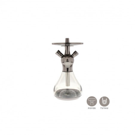 El-Badia X1 grå vattenpipa shisha - Vattenpipor