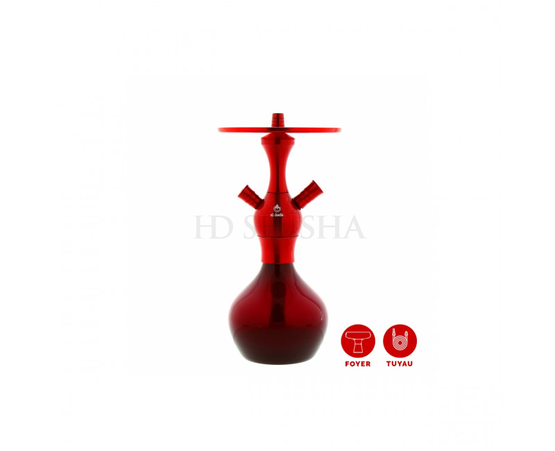 El-Badia C1 röd vattenpipa shisha - Vattenpipor