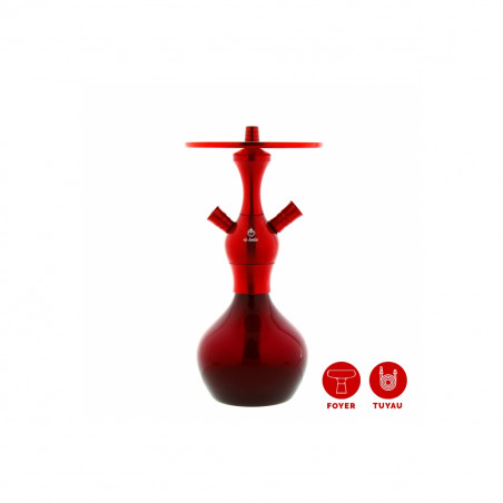 El-Badia C1 röd vattenpipa shisha - Vattenpipor