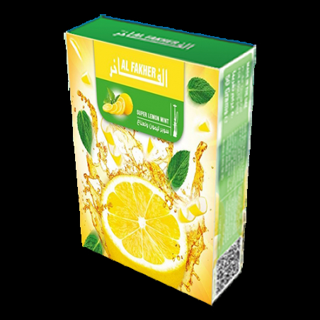 Al-Fakher Vattenpipstobak – Super Lemon / Mint 50 g -
