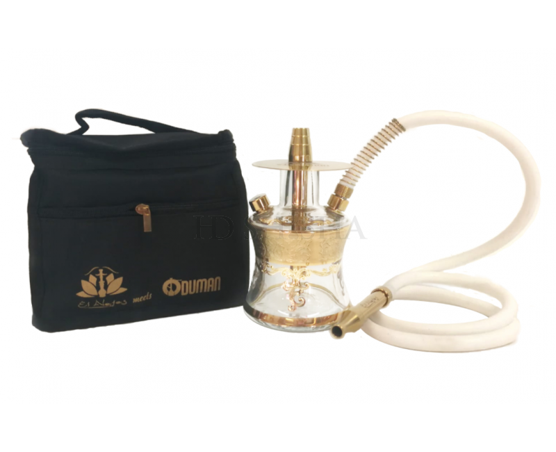Oduman Travel Gold vattenpipa shisha - Oduman vattenpipor