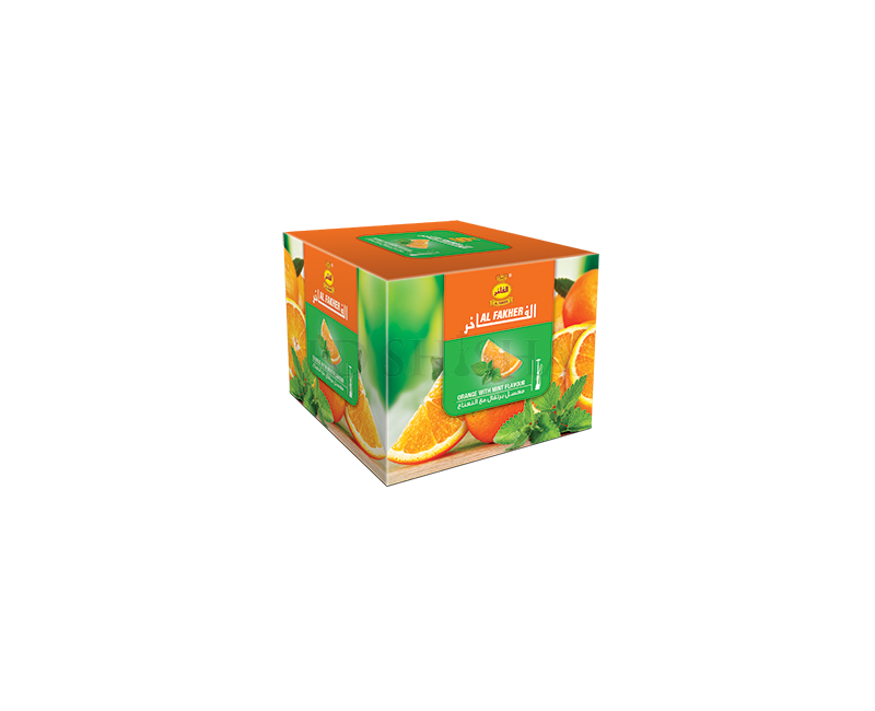 Al-Fakher Vattenpipstobak – Orange / Mint 200 g -
