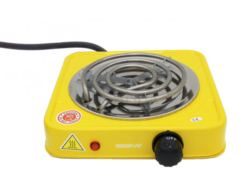 Hookah Flame elektrisk koltändare gul - Vattenpipskol