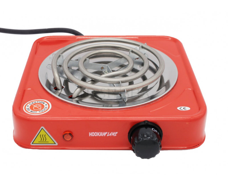 Hookah Flame elektrisk koltändare röd - Vattenpipskol