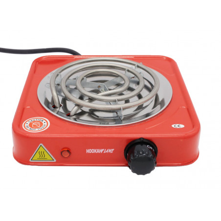 Hookah Flame elektrisk koltändare röd - Vattenpipskol